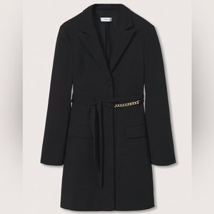 Mango Belted Blazer Dress